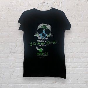 Hornitos Tequila Skull T Shirt Small